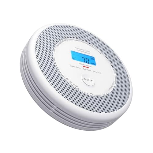 Image of X-Sense Combination Smoke and Carbon Monoxide Alarm with English Voice Alerts, Smoke Alarm for Home with Replaceable Battery, XP0A-SR, 1-Pack