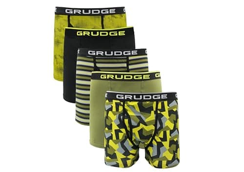 Image of J&T Men's Boxers Shorts (5 Pack) Multipacked Underwear Gift Set | Comfortable Stretch Cotton Mens Trunks, Colourful Underpants Briefs