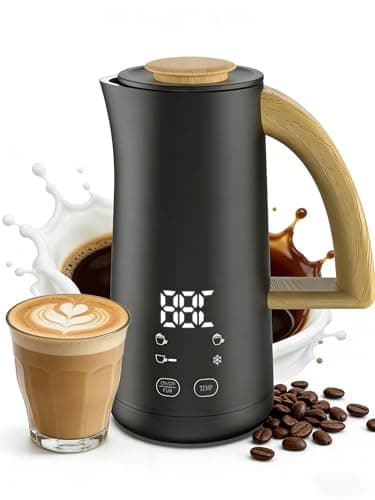 Image of Electric Milk Frother, 4-in-1 Milk Steamer, 500ml Large Capacity Automatic Milk Frother, Hot and Cold Foam Maker for Coffee, Cappuccinos, Macchiato, Latte
