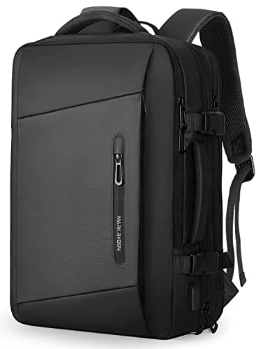 Image of MARK RYDEN Laptop Backpack, Expandable 26L-38L Travel Backpack Cabin Size, Business Backpack Men with USB Charging Port Fit 17.3 Laptop-YKK Zip