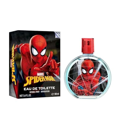 Image of Marvel Spiderman Eau de Toilette Natural Perfume Spray, Vegan and Dermatologically tested EDT Spray for Kids, 100ml