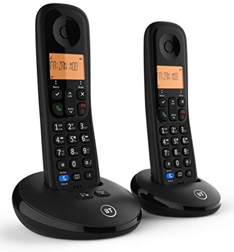 Image of BT Everyday Cordless Home Phone with Basic Call Blocking and Answering Machine, Twin Handset Pack