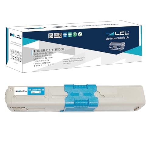 Image of LCL Compatible Toner Cartridge 44469706 for Oki C310dn C330dn C331 C510dn C511 C511dn C530dn C531 C531dn MC351 MC352dn MC361 MC361dn MC362dn MC561 MC561dn mc562 MC562dn (1PK Cyan)