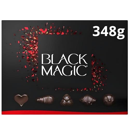 Image of Black Magic Dark Chocolate Assortment Gift Box, 348g for Christmas, Easters, Thanksgiving, Party & More - Chocolates Gift Selection for All