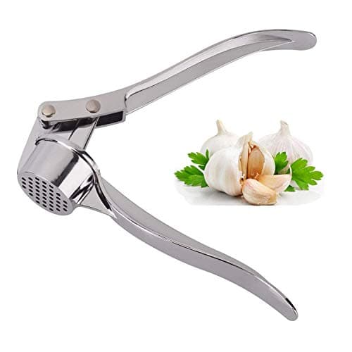 Image of Jsdoin Professional Kitchen Garlic Press/Mincer/Crusher UK, Peeler Squeezer Heavy Duty Garlic Presser,User-Friendly Chopper, Easy to Clean and Durable