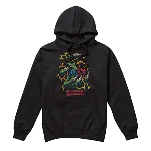 Image of Cotton Soul Dungeons & Dragons Dice Roller Unisex Hoodie, Black, Medium