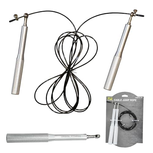 Image of Urban Fitness Unisex Urban Fitness Cable Jump Rope 3m, White, One Size UK