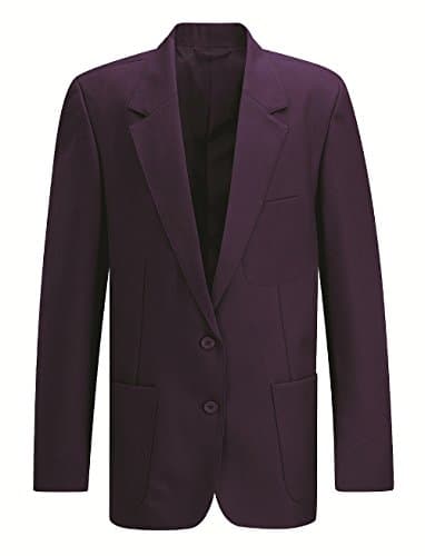 Image of Direct Collection Girls School Blazer (Style No. 7160) (PURPLE, Chest size in inches 40")