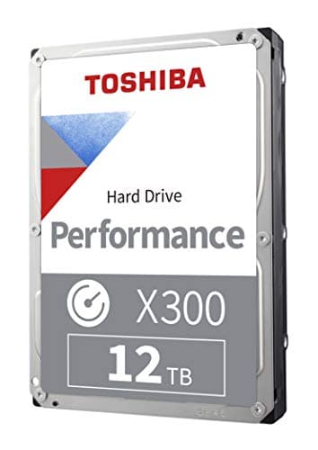 Image of TOSHIBA X300 12TB Performance & Gaming 3.5-Inch Internal Hard Drive - CMR SATA 6 GB/s 7200 RPM 512 MB Cache - HDWR51CXZSTA