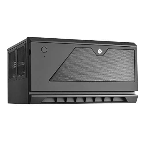 Image of SilverStone SST-CS381 - Case Storage ATX Midi Tower Computer Case, black internal, support 8x 3.5" or 2.5" Hot-Swap HDD Bays, lockable front door, black