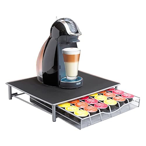 Image of Neo® Coffee Machine Stand & Capsule Pod Storage Holder Drawer for Nespresso Vertuo or Dolce Gusto