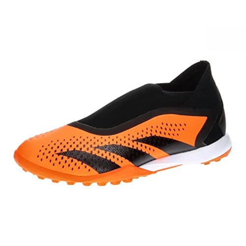 Image of adidas Mens Accuracy.3 Laceless Astro Turf Trainers Football Boots Orange/Black 8 UK