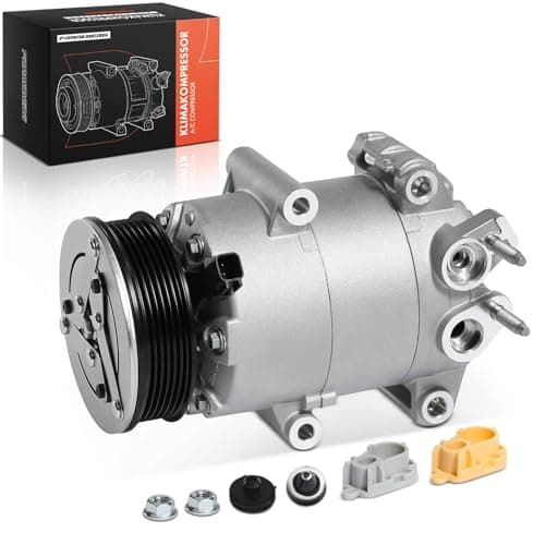 Image of Frankberg AC Compressor with Clutch Compatible with Fiesta VI CB1 CCN Fiesta VI Van Fiesta Focus III Replace# 1764088, oil pre-filled