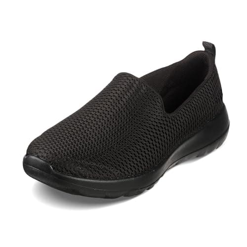Image of Skechers Women's Go Walk Joy-Evaluate Trainers, Black Textile/Trim, 6 UK