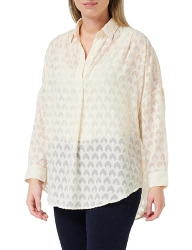 Image of French ConnectionGEO Burnout Popover SHIRTCLASSIC Creams