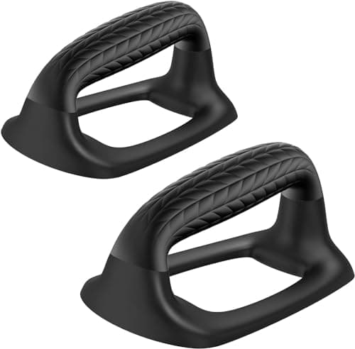 Image of SELEWARE Push up bars Parallettes bars Anti-slip Handstand Bars w/Soft Rubber Handle for Calisthenics, Fitness, Floor workouts, Sturdy Construction, Support 500 lbs Black