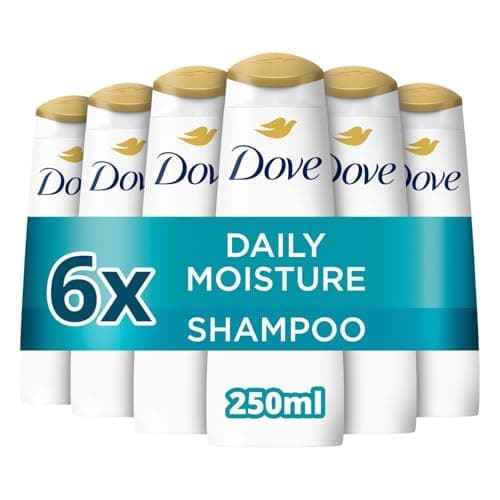 Image of Dove Nutritive Solutions Daily Moisture Shampoo nourishes for smooth hair that's up to 10x more resilient to daily damage* for dry hair 6x 250 ml