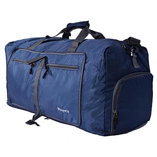 Image of ehsbuy 60L Foldable Travel Duffle Bags for Men Women Large Holdall Waterproof Overnight Weekend Bags for Gym Luggage