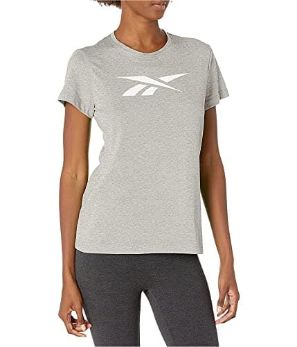 Image of Reebok Training Essentials Graphic T-Shirt, Medium Grey Heather, 2XL