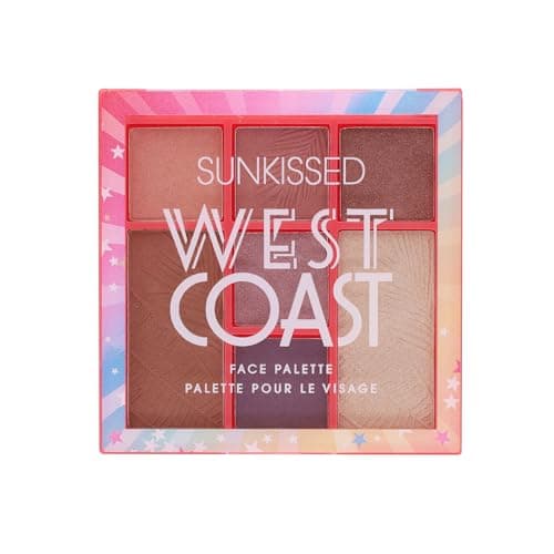 Image of Sunkissed West Coast Face and Eye Palette with 7 Shades