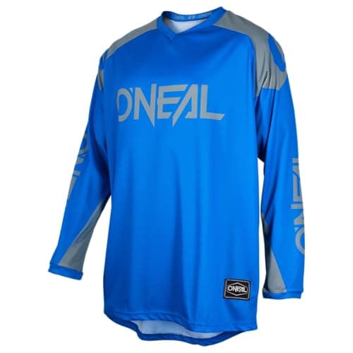 Image of O'NEAL | Motorcycle-Jersey | Enduro Motocross | Breathable Fabric, Maximum Freedom of Movement, Extended Back | Jersey Matrix Ridewear | Adult | Blue Grey | Size M