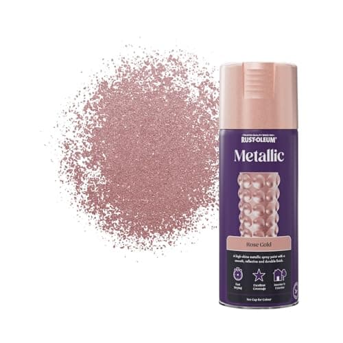 Image of Rust-Oleum 400ml Metallic Spray Paint Aerosol - Rose Gold