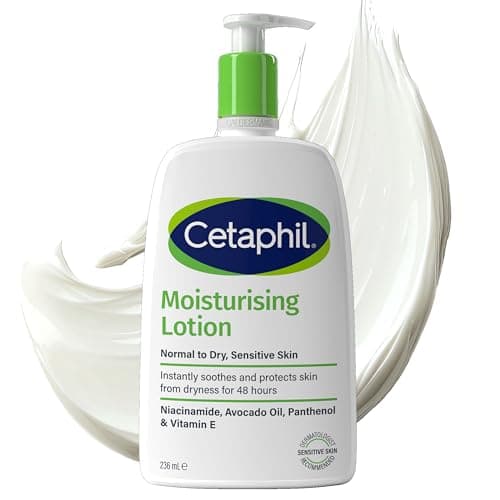 Image of Cetaphil Moisturising Lotion, 236ml, Face & Body Moisturiser, For Normal To Dry Sensitive Skin, With Niacinamide, Packaging May Vary