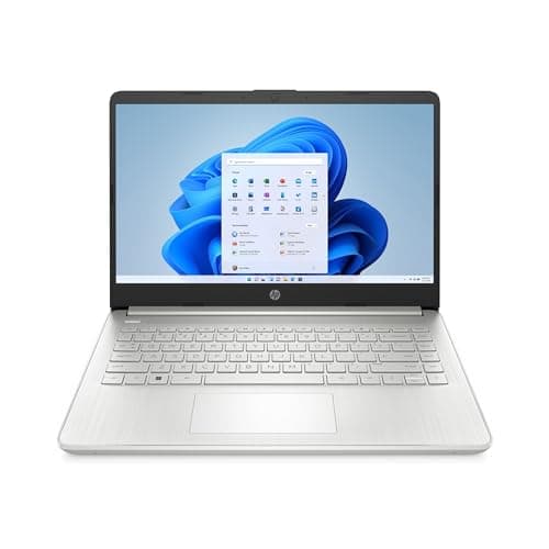 Image of HP 14s-fq1005na 14" Full HD Laptop (AMD Ryzen 7-5700U, 8GB DDR4, 512gb SSD, Windows 11 Home) - Silver
