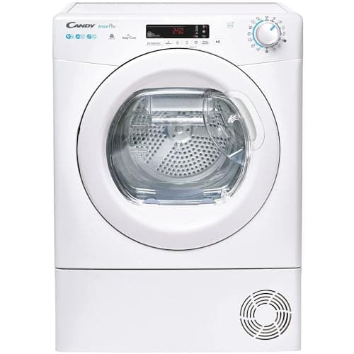 Image of Candy Smart Pro CSOEH9A2DE80 Freestanding Heat Pump Tumble Dryer, Sensor Dry, Max energy saving, 9 kg Load, WIFI Connectivity, White