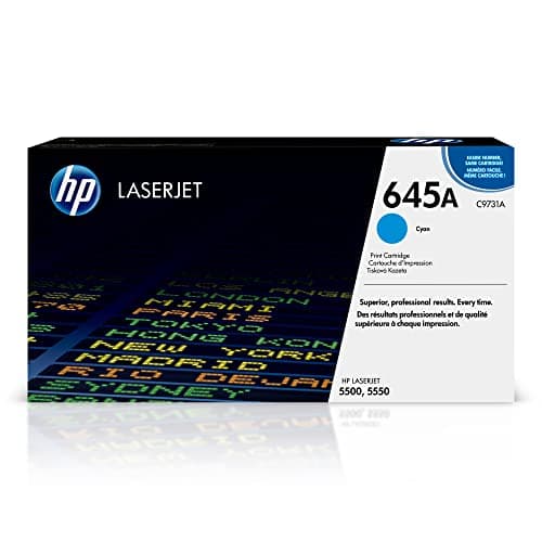 Image of HP C9731A 645A Original LaserJet Toner Cartridge, Cyan, Single Pack