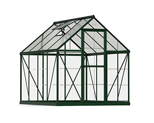 Image of Canopia by Palram Clear as Glass Greenhouse Hybrid (6x8, Green)