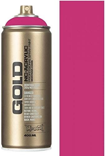 Image of 3 Ace Crafts Montana Gold Spray Paint Can 400ml-Use for Ceramic Ornaments, Canvas, Thick Board, Fences, Outdoor Garden Statue, Sticks, Restoring Metals, New Shine, Wood Basket – Cherry Blossom