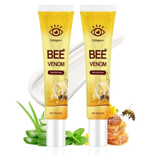 Image of Bee Venom Eye Cream - Collagen Bee Venom Wake Up Eye Cream - Anti Wrinkle Removal Eye Moisturizer for Women - Anti Aging,Fade Dark Circles and Puffy Eyes - Day And Night Care 15g