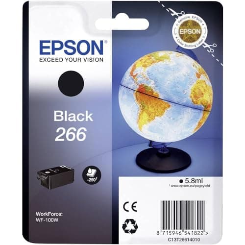 Image of Epson 266 Globe Genuine Black Ink
