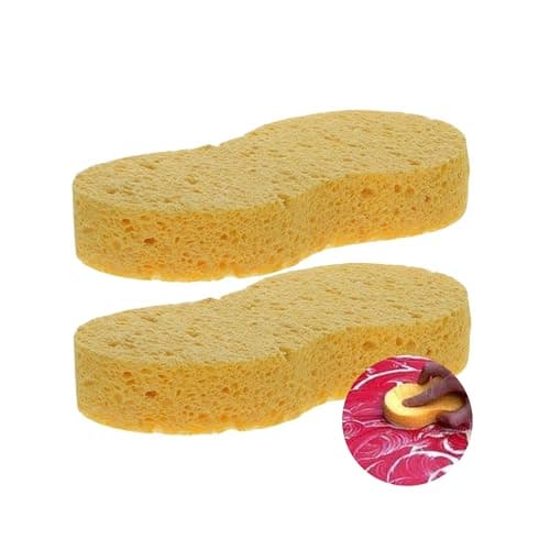 Image of Tek Automotive Twin Pack Cellulose Polish Applicator Pads Car Polishing Pads for Even, Glossy Finish – Reusable, Eco-Friendly Car Wax Applicator Pads for Waxing, Buffing & Detailing