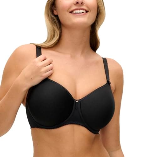 Image of Fantasie Rebecca Essentials Moulded Spacer Bra Black Black 34GG