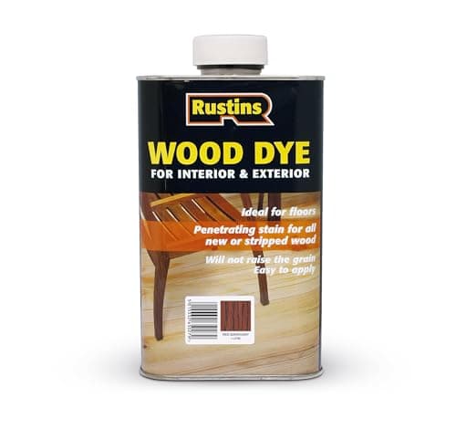 Image of RUSTINS Wood Dye Red Mahogany 1ltr