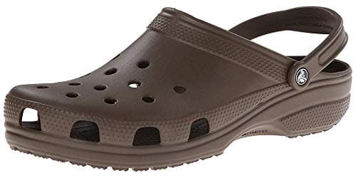 Image of Crocs Unisex Classic Clogs Clogs, Chocolate,9 UK Men/ 10 UK Women