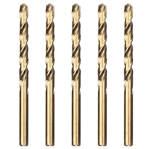 Image of Meccion HSS Cobalt Jobber Drill Bit 5pcs 6.5mm Twist Drill Bit for Drilling Stainless Steel and Metal