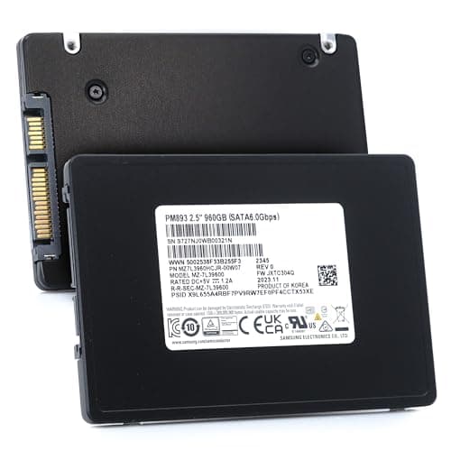 Image of Samsung PM893 MZ7L3960HCJR 960 GB 2.5 Inch 63.5 mm 1 DWPD SSD