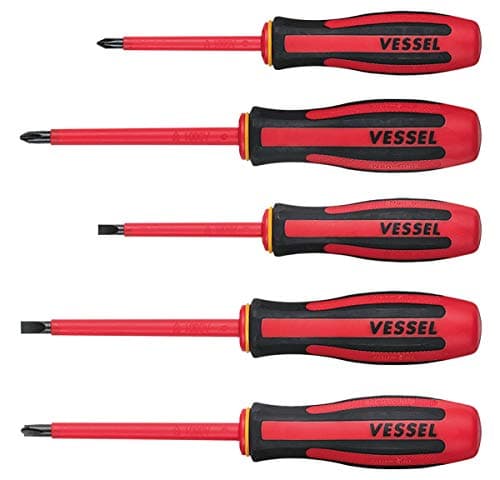 Image of Vessel Set of Insulated Screwdrivers Megadora VDE (5 Pieces)