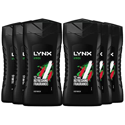 Image of Lynx Africa Men's Energy Boost Shower Gel Body Wash With Squeezed Mandarin and Sandalwood Scent