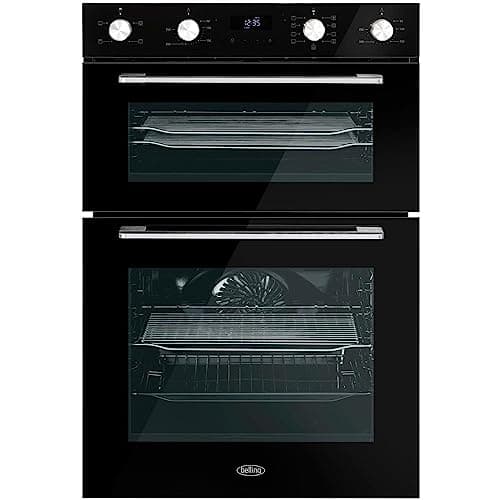 Image of Belling ComfortCook Electric Built In Double Oven - Black