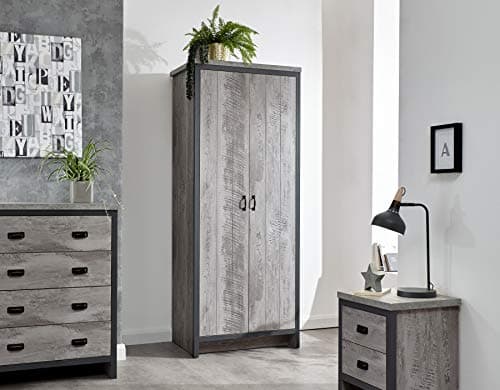 Image of Boston 3 Piece Bedroom Set Grey