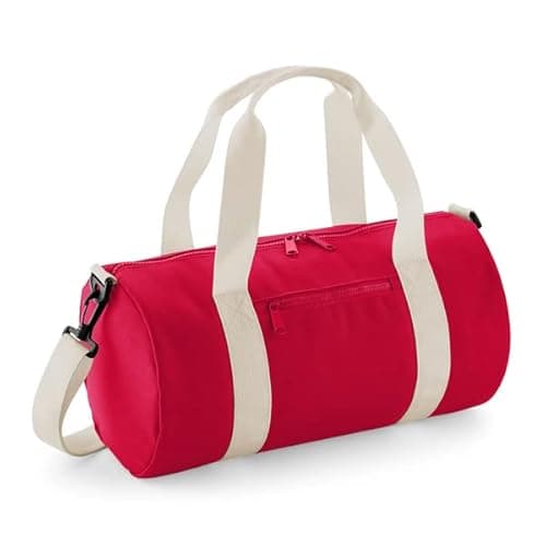 Image of COOZO Mini Barrel Bag - Classic Red/Off White - One Size