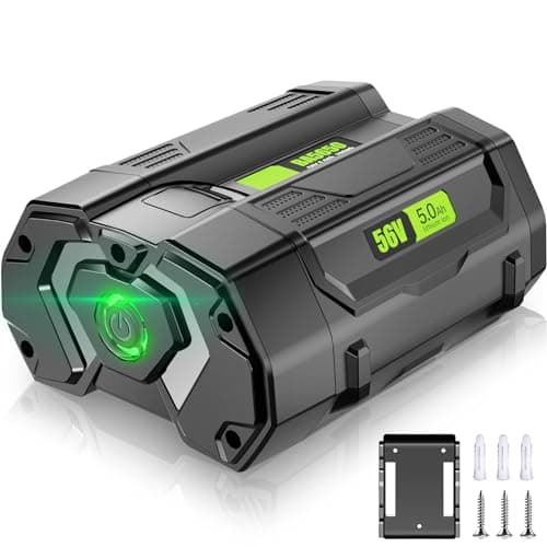 Image of NEPOWILL 56v 5.0Ah Replacement Battery for EGO 56V Battery BA2800 BA4200 BA1400, Compatible with EGO 56 Volt CS1604 CS1804 CS1403 HT2400 LB6504 LB5804 LB6500 LB4800 HTA2000 PH1400 Power Tools