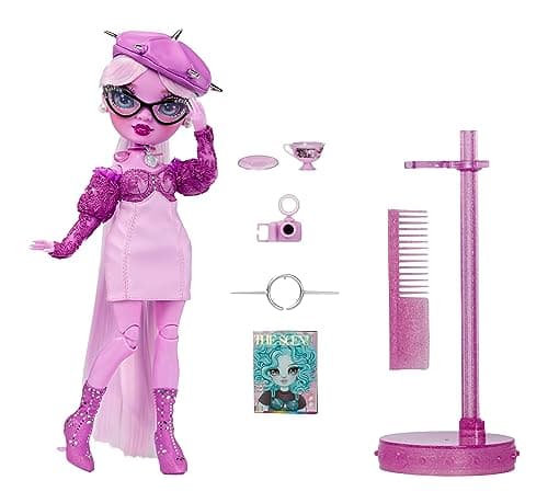 Image of Rainbow High Shadow High Series 3 - Lavender - Purple Fashion Doll - Fashionable Outfit, Extra Long Hair, Glasses & 10+ Colourful Play Accessories - Great for Kids 4-12 Years Old & Collectors