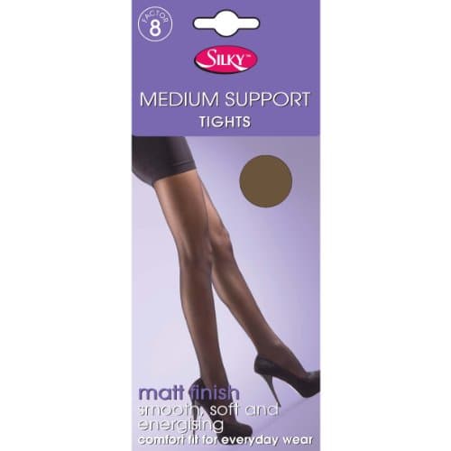Image of Silky Ladies Medium Support Tights (1 Pair) (Large (42”-48”)) (Nude)