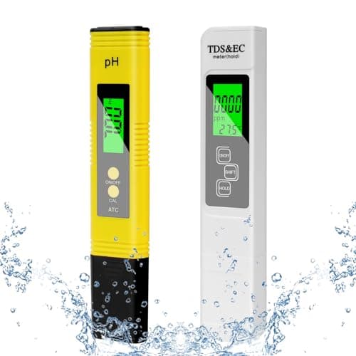 Image of Flintronic Digital pH and TDS Meter Combo, 0.01pH High Accuracy pH Tester, +/- 2% Reading Accuracy PH/TDS/EC/Temp 4 in 1 Water Testers, pH Meters for Household Drinking Water, Pool, Hydroponics