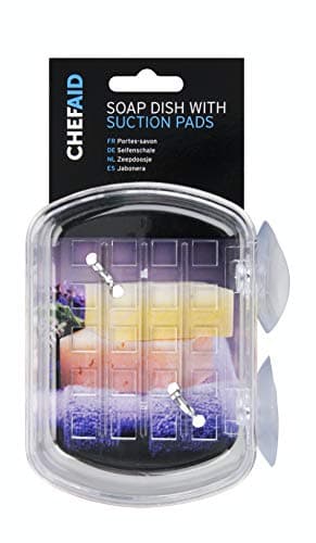 Image of Chef Aid Soap Dish with Suction Pad, Made with extra Durable BPA free plastic